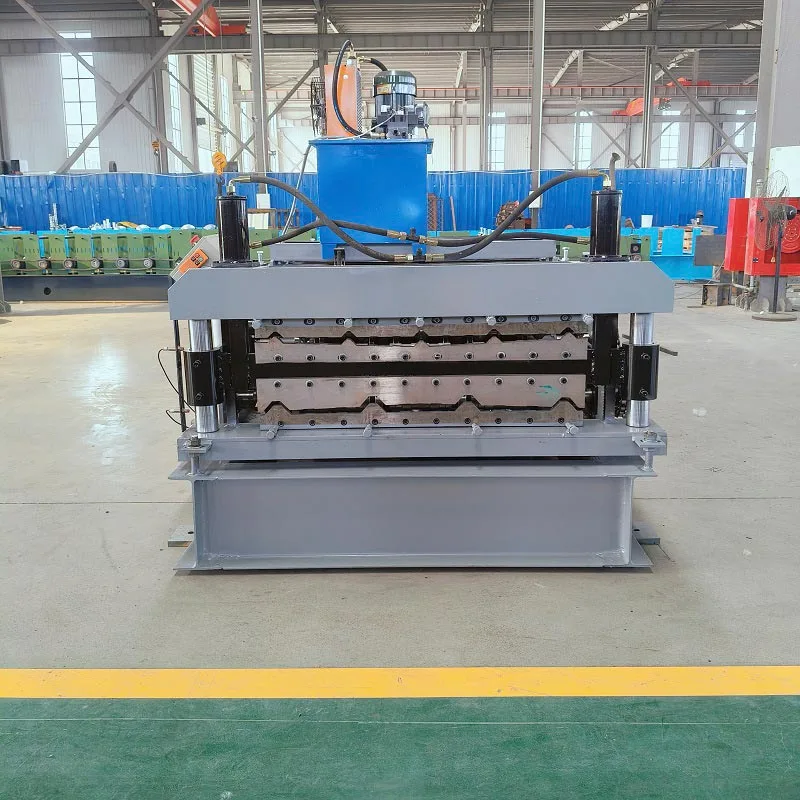 840/914 ডাবল-লেয়ার রোল ফর্মিং মেশিন